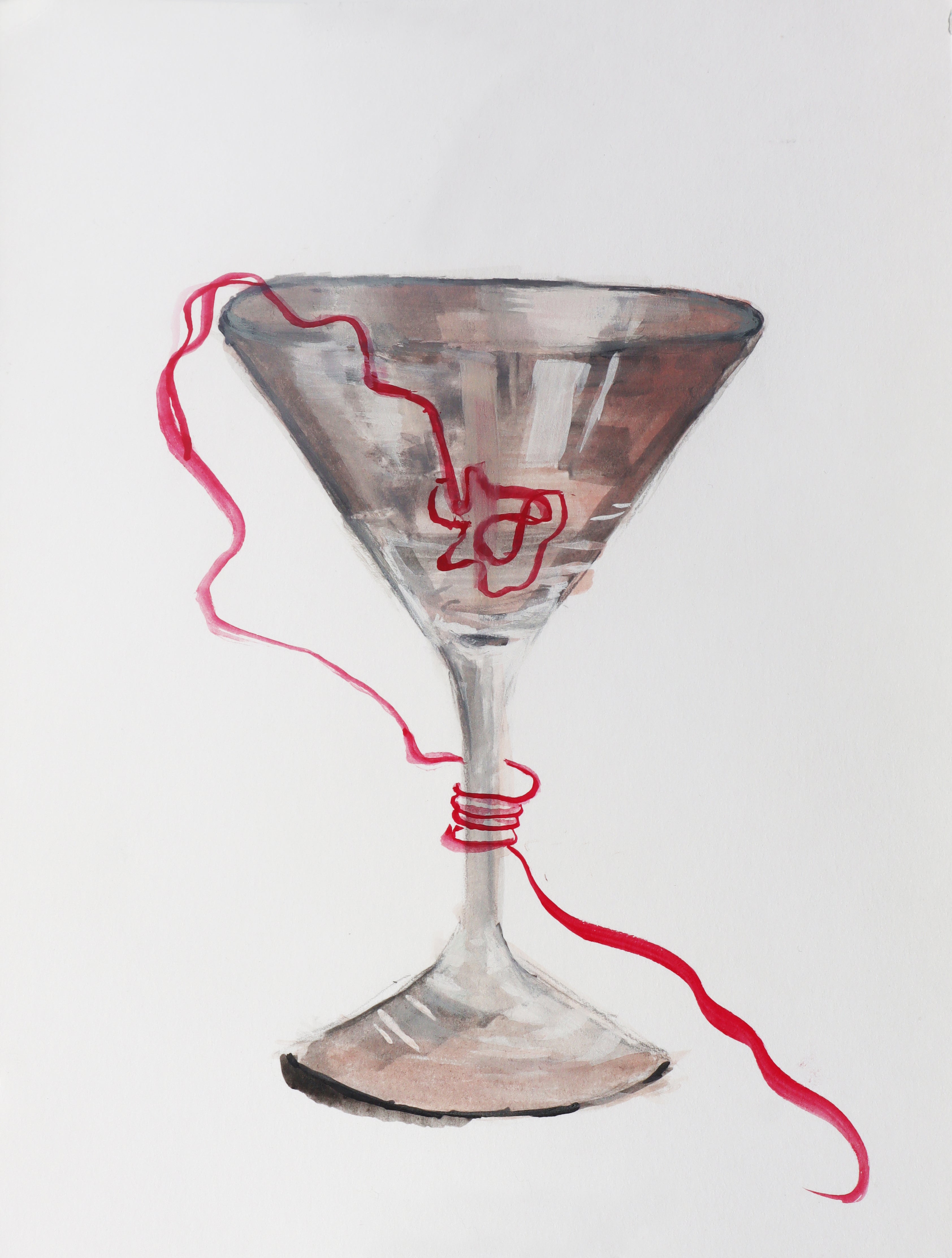 Martini Glass Print 5x7