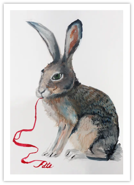 Rabbit of Fate 5x7 Photo Print